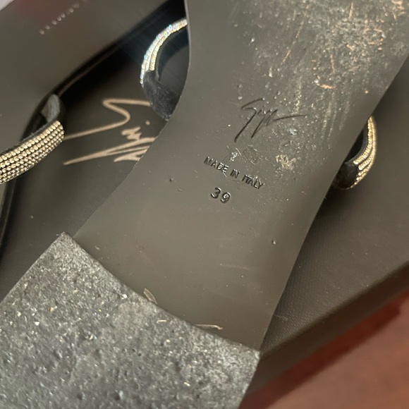 Giuseppe Zanotti Diamond studded two strap sandals - Picture 9 of 10